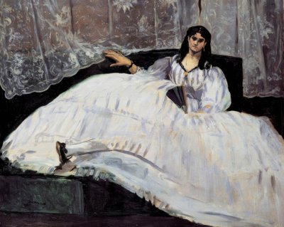 Dama con abanico de Édouard Manet