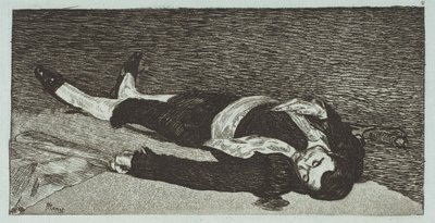 Torero Muerto, 1867-68 de Édouard Manet