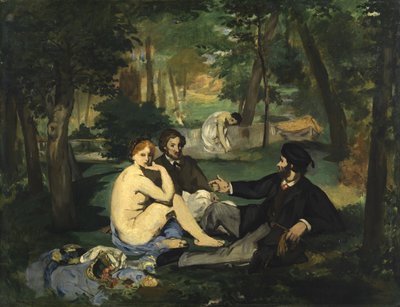 Desayuno sobre la hierba, 1863 (boceto) de Édouard Manet