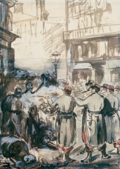 La barricada de Édouard Manet