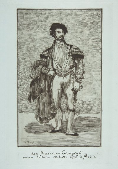Don Mariano Camprubi Le Bailarín de Édouard Manet