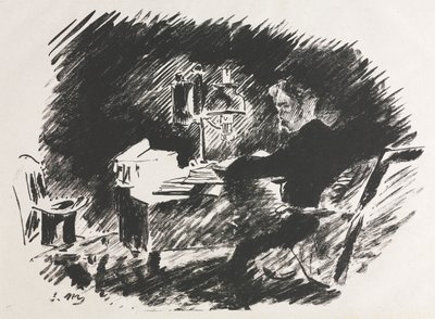 Ilustración para El cuervo de Edgar Allan Poe de Édouard Manet