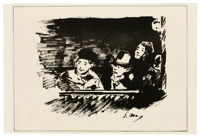 En la galería superior de Édouard Manet