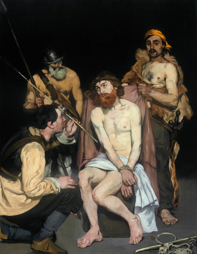 Jesús Burlado por los Soldados, 1865 de Édouard Manet