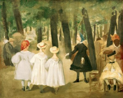 Niños en las Tullerías de Édouard Manet