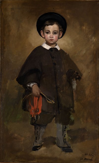 Retrato de un niño de Édouard Manet