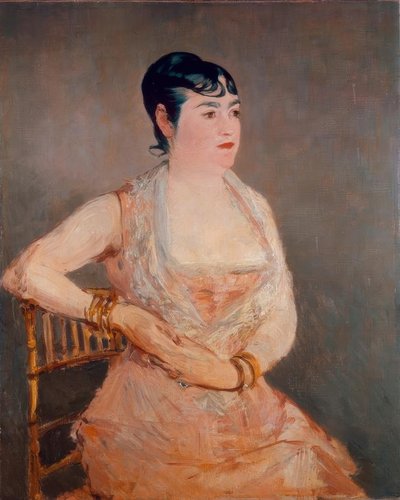 La dama rosa de Édouard Manet