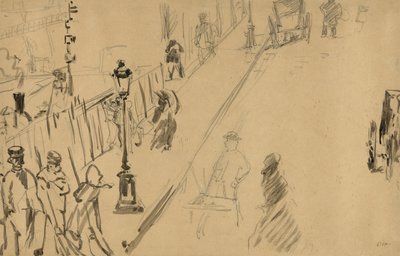 La Rue Mosnier de Édouard Manet