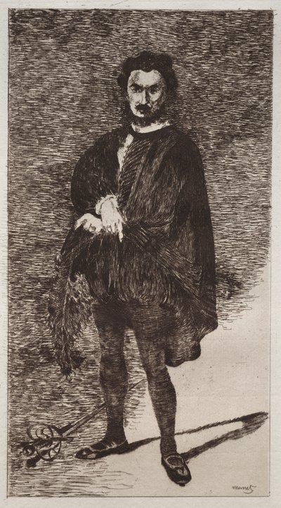 Lacteur tragique de Édouard Manet