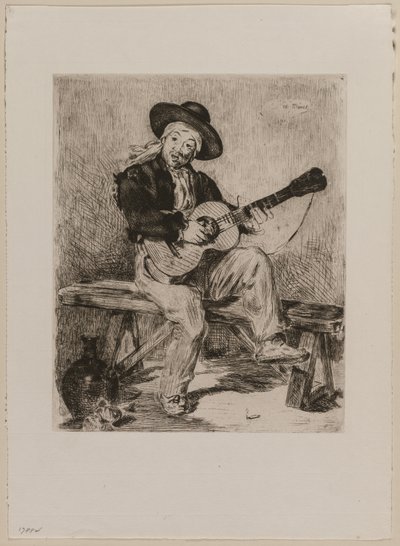 El Guitarrero de Édouard Manet