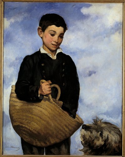 El niño con el perro de Édouard Manet