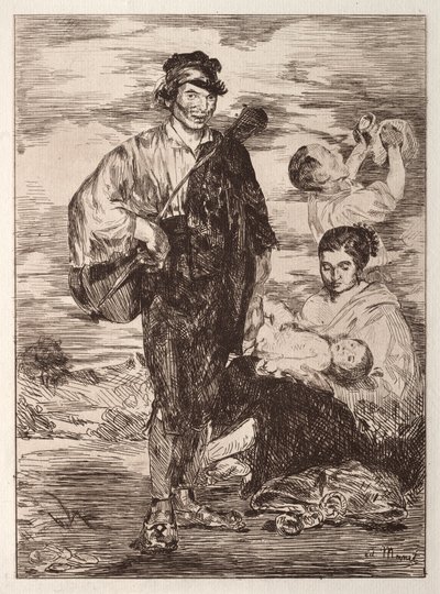 Los Gitanos de Édouard Manet