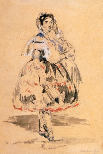 Lola de Valencia de Édouard Manet