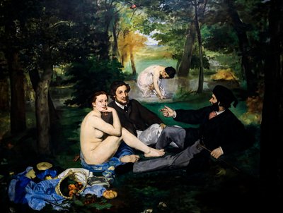 Almuerzo en la hierba también Bañarse luego La parte cuadrada de Édouard Manet