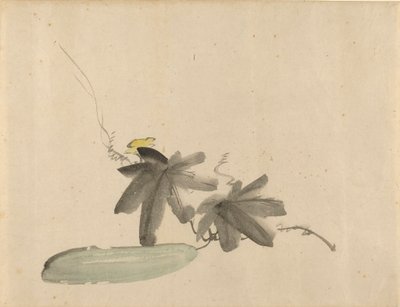 Manet - Pepino con hojas, c. 1880 de Édouard Manet