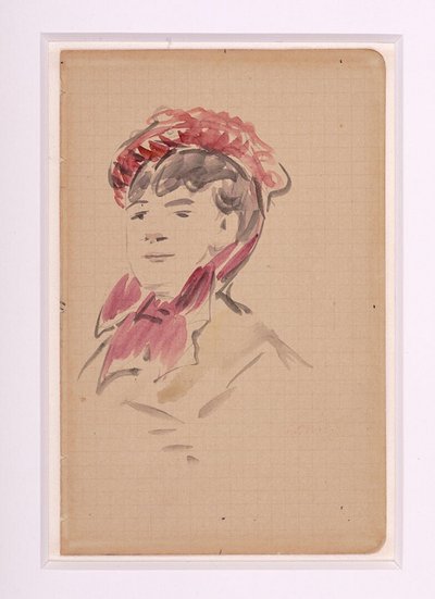 Manet - Retrato de Isabelle Lemonnier, hacia 1880 de Édouard Manet