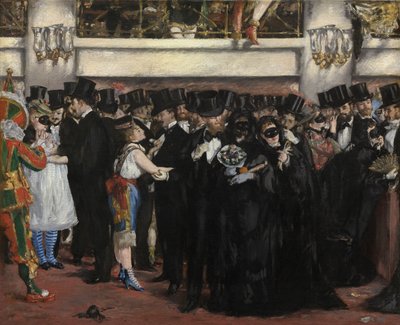 Baile de máscaras en la ópera de Édouard Manet
