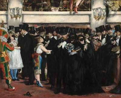 Baile de máscaras en la ópera de Édouard Manet