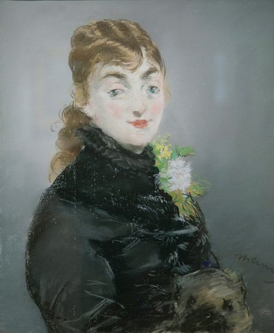 Méry Laurent con un pug, 1882 de Édouard Manet