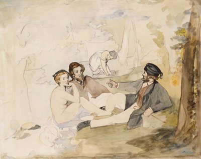 Picnic en un Bosque (Le Déjeuner sur l