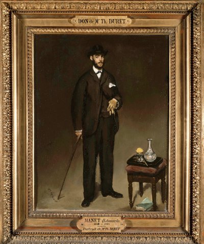 Retrato de cuerpo entero de Theodore Duret, coleccionista y crítico de arte de Édouard Manet