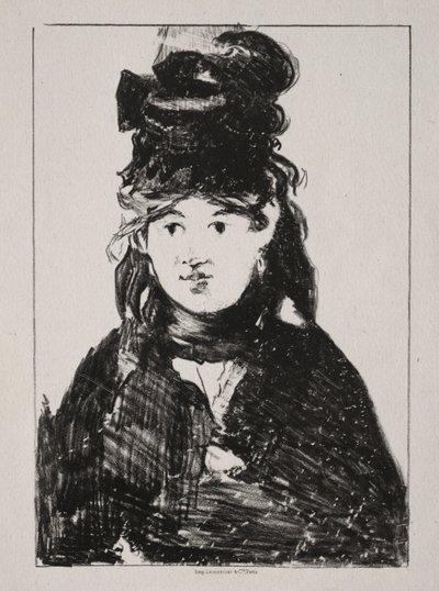 Retrato de Berthe Morisot de Édouard Manet