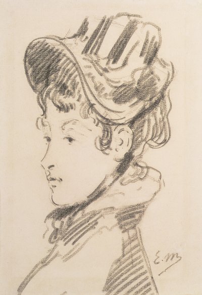 Retrato de Madame Jules Guillemet, c.1880 de Édouard Manet
