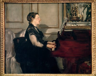 Retrato de Madame Manet al piano de Édouard Manet
