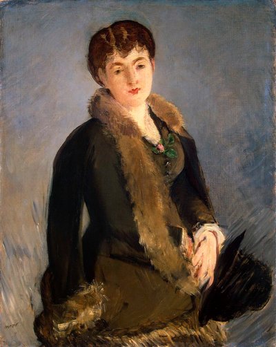 Retrato de Mademoiselle Isabelle Lemonnier, c1880 de Édouard Manet