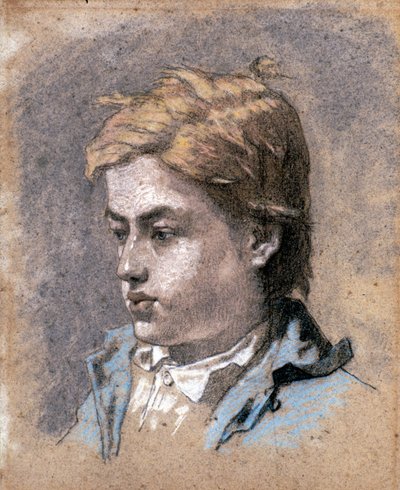 Retrato de un joven, c.1856 de Édouard Manet