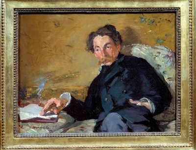 Retrato del poeta y escritor francés Stéphane Mallarmé de Édouard Manet