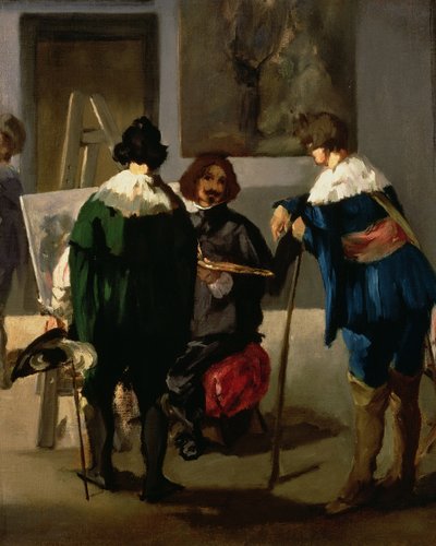 Escena en un estudio español de Édouard Manet