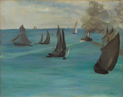 Vista del mar, tiempo calmado de Édouard Manet