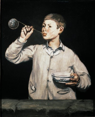 Burbujas de jabón de Édouard Manet