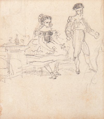 Pareja española, 1862 de Édouard Manet