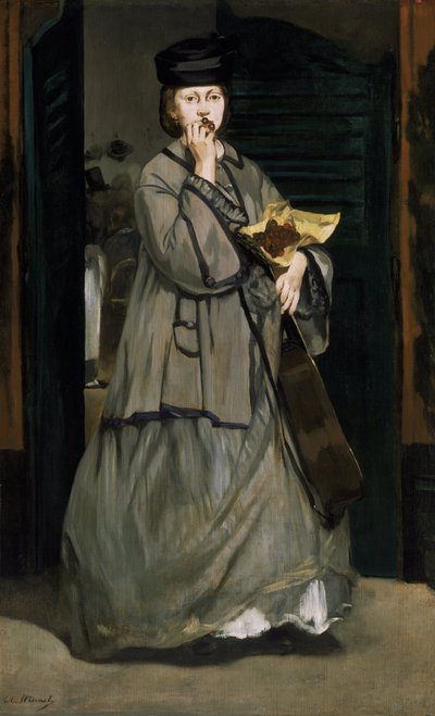 Cantante callejera de Édouard Manet