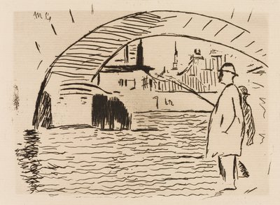 El Arco del Puente, lámina 6 de Le Fleuve de Édouard Manet