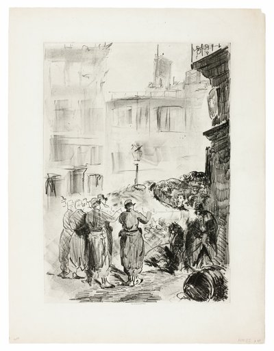 La barricada de Édouard Manet