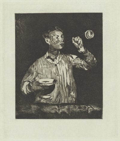 El niño con burbujas de jabón, 1868-1869 de Édouard Manet