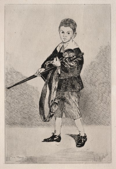 El niño con una espada de Édouard Manet