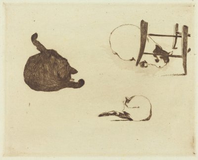 Los gatos, 1869 de Édouard Manet