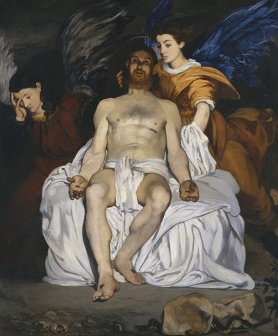El Cristo muerto con ángeles de Édouard Manet