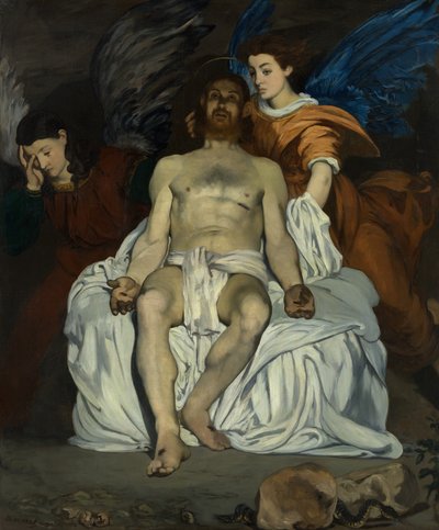 El Cristo muerto con ángeles de Édouard Manet