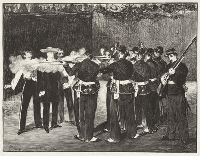 La ejecución del emperador Maximiliano de Edouard Manet