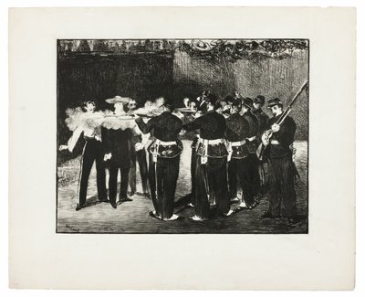 La ejecución de Maximiliano de Édouard Manet