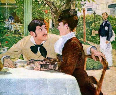 El Jardín de Pere Lathuille, 1879 1938 de Édouard Manet