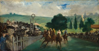 Las Carreras en Longchamp de Édouard Manet