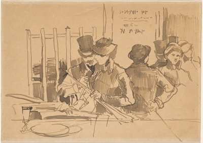 El restaurante del ferrocarril de Édouard Manet