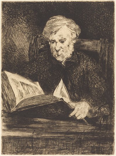 El lector de Édouard Manet