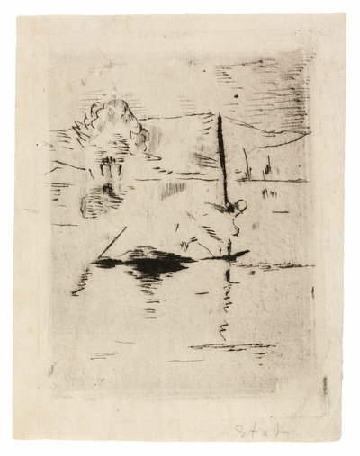 El río en la llanura de Édouard Manet